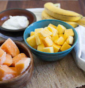 Mango Cantaloupe Dessert Smoothie