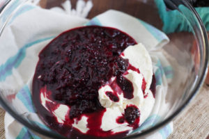 Blackberry Peach Mousse