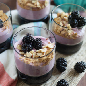 Blackberry Peach Mousse