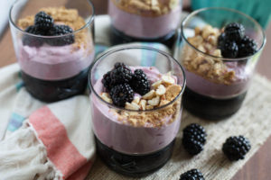Blackberry Peach Mousse
