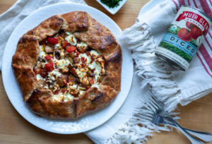 Mushroom Leek Tomato Galette